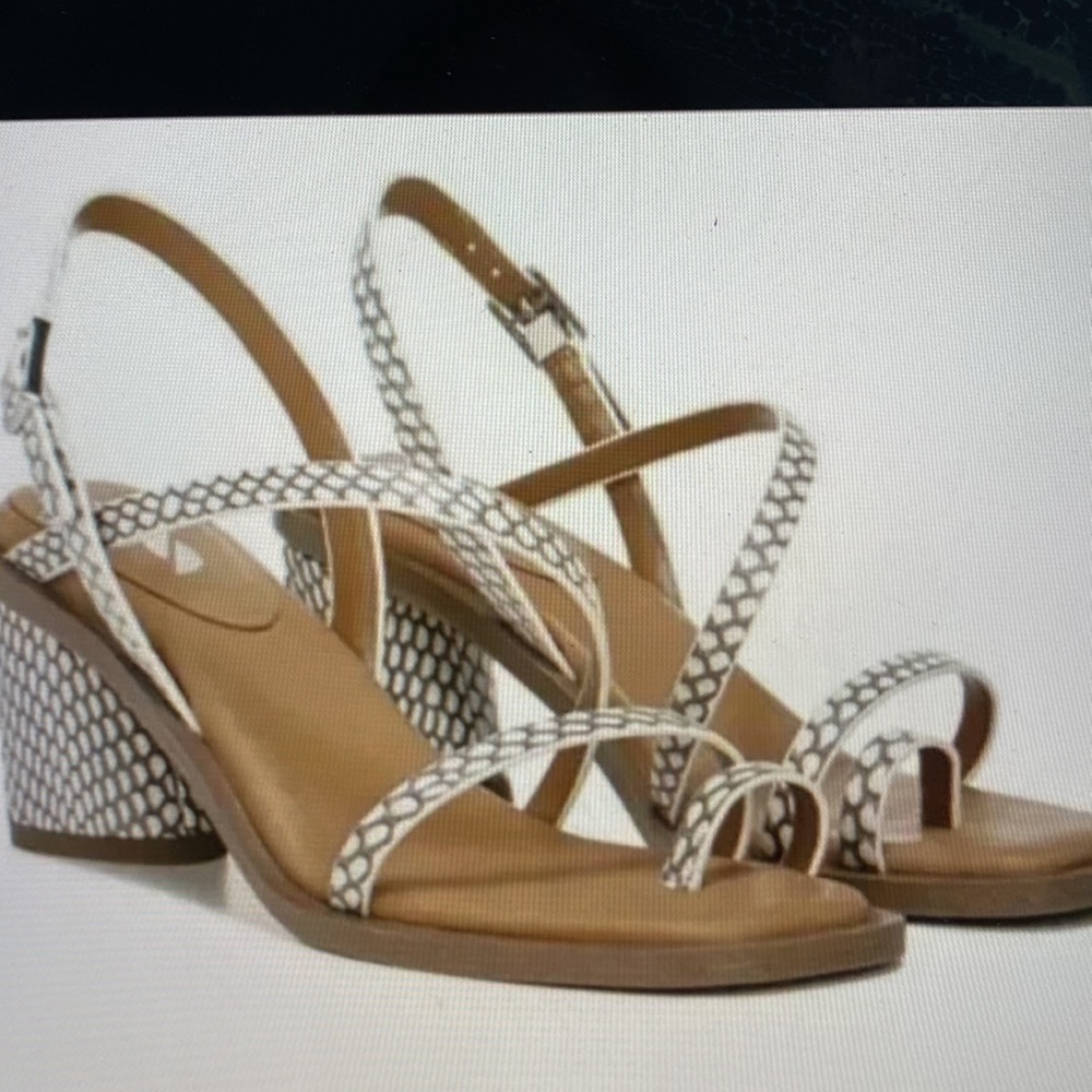 Sarto by Franco Sarto Rache2 Python Sandals. Sz 7.  Very good condition.